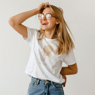 T-shirt Personnalisé, Une Ligne, Amour, Boho, Arabe