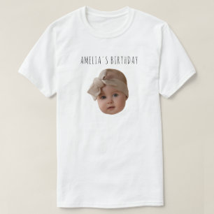 T-shirt Personnalisé Visage Anniversaire Drôle Anniversair