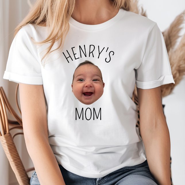 T-shirt Personnalisé Visage de bébé Personnalisé Enfant Ph (Créateur téléchargé)