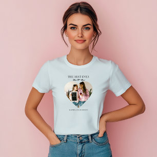T-shirt Personnalisée Meilleure Maman Jamais Coeur Photo