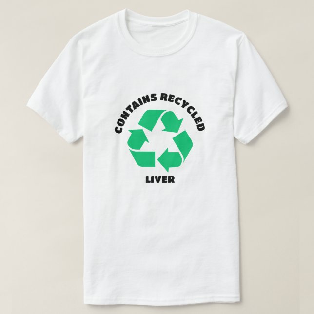 T-shirt Personnaliser à toute transplantation Recyclé pièc (Design devant)