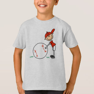 T-shirt Personnaliser de base-ball de garçons