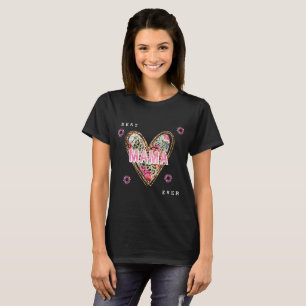 T-shirt Personnaliser de la mère de la floraison cardiaque