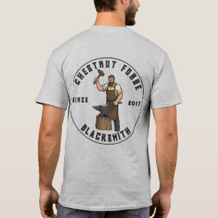 T-shirt Personnaliser Forge De Forgeron Atelier De Métallu