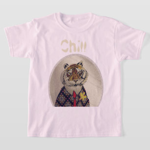 T-shirt Personnaliser Fun Chill Tiger