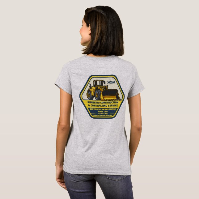 T-shirt Personnaliser Générique Construction Contrat (Dos entier)
