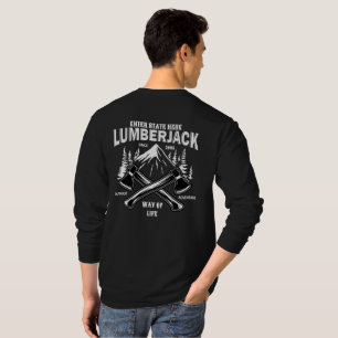 T-shirt Personnaliser Haches Croisées De Bûcheron Mode De