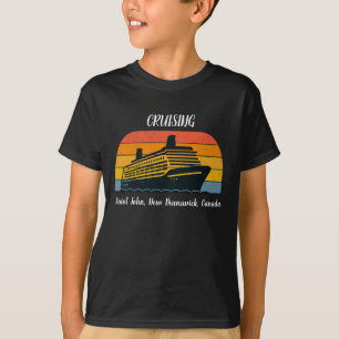 T-shirt Personnaliser la famille des navires de croisière