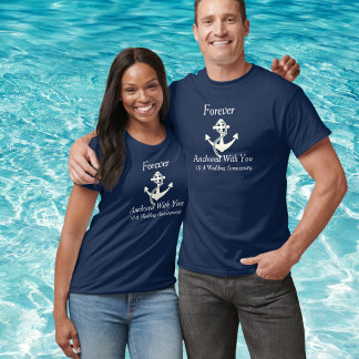 T-shirt Personnaliser l'anniversaire du Mariage Croisière