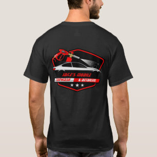 T-shirt Personnaliser Lave-auto mobile Détail Entreprise T