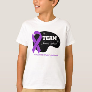 T-shirt Personnaliser le nom de l'équipe - Cancer du pancr