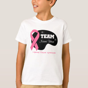 T-shirt Personnaliser le nom de l'équipe - Cancer du sein