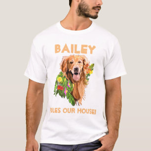 T-shirt Personnaliser le nom et la photo du chien