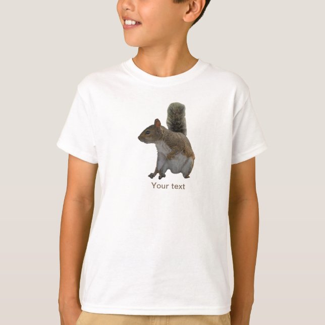 T-shirt Personnaliser l'écureuil animal mignon (Devant)