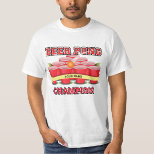 T-shirt Personnaliser les coupes de champion de Beer Pong 