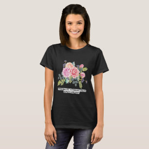 T-shirt Personnaliser l'oeuvre photo Citation Femme sombre