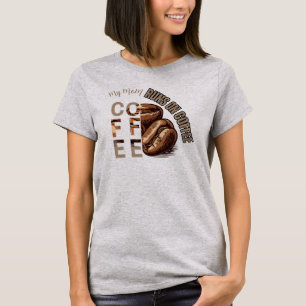 T-shirt Personnaliser Ma Mère Fonctionne à la Fête du Café