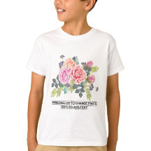 Personnaliser Photo Artwork Texte Slogan Kids