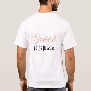 T-shirt Personnaliser - Reconnaissant pour les petites cho