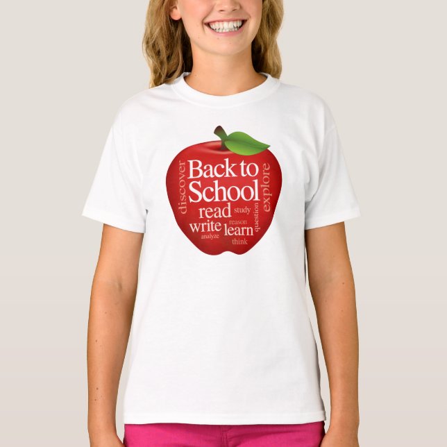T-shirt Personnaliser Retour à l'école (Devant)