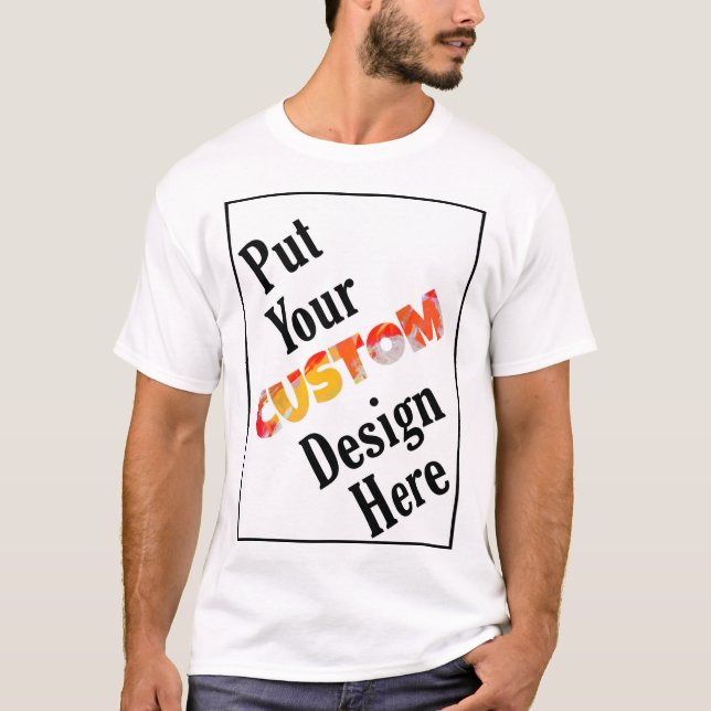 T-shirt Personnaliser T Chemises Multicolor Hommes (Devant)