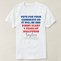 PERSONNALISER VOTRE NOM VOTE-OU SCARY 4 YRS-HALLOW