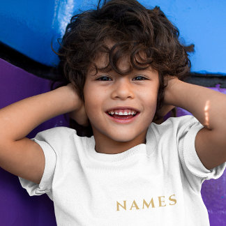 T-shirt Personnalisés avec le nom de famille ou le surnom 