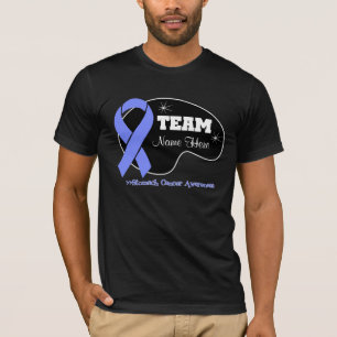 T-shirt Personnalisez le nom d'équipe - cancer de