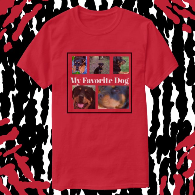T-shirt Personnalisez les chiens Créez votre propre T-shir (Créateur téléchargé)