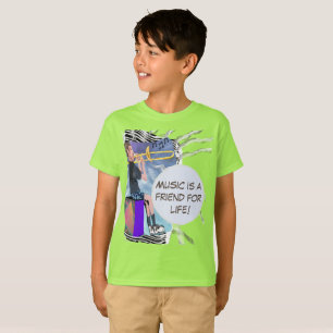 T-shirt Personnalisez Trombone Music Est Un Ami Pour La Vi