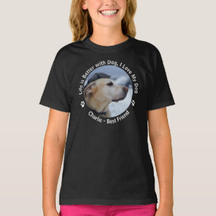 T-shirt Personnalisez votre propre photo d'animal de compa
