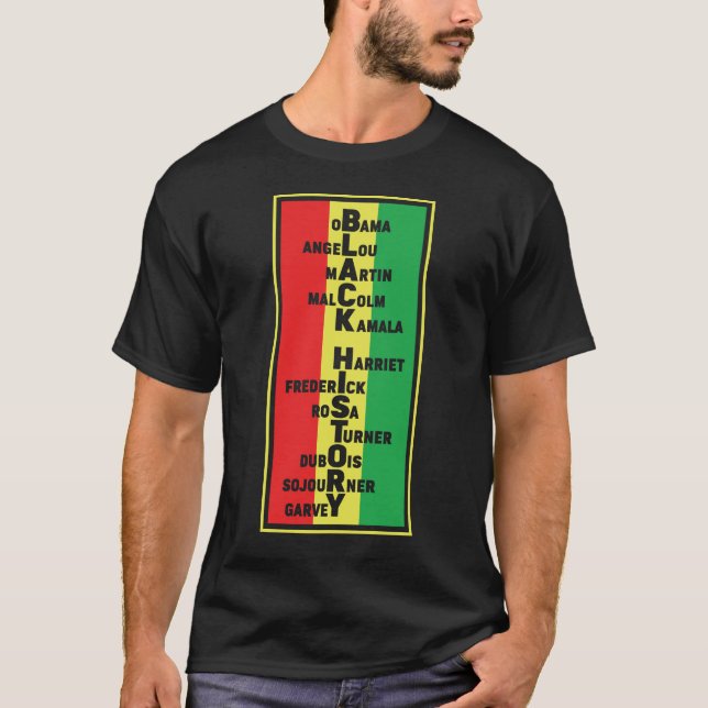 T-shirt Personnalité de l'histoire noire responsable de l' (Devant)