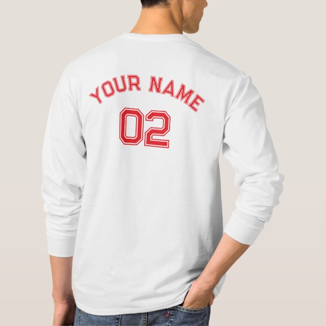 T-shirt Personnalize Create Player nom Number Man Mens (Dos)