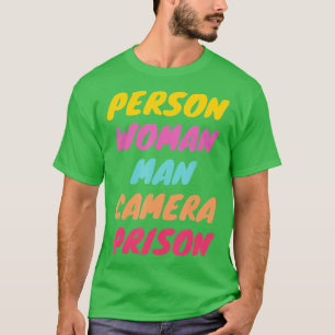 T-shirt Personne, Femme, Homme, Caméra, PRISON - 13