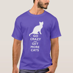 T-shirt Personne folle de chat