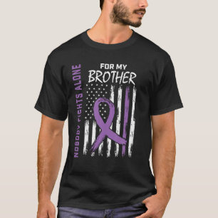 T-shirt Personne ne combat seul Frère Lupus Sensibilisatio