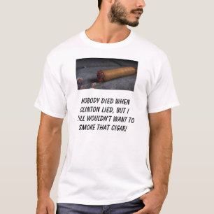 T-shirt Personne n'est mort quand Clinton s'est trouvé,