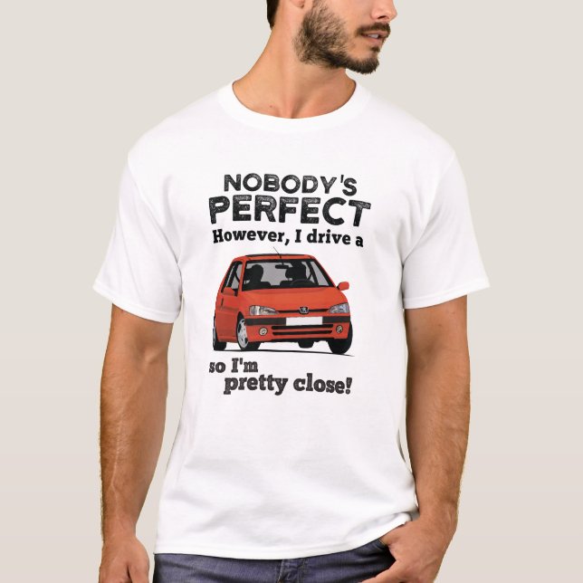 T-shirt Personne n'est parfait P 106 en 15 couleurs (Devant)