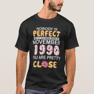 T-shirt Personne N'Est Parfait Si Vous Êtes Né En Novembre