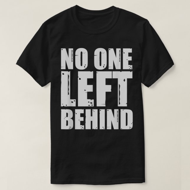 T-shirt Personne N'Est Resté Derrière (Design devant)