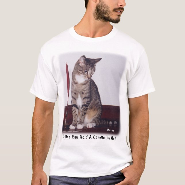 T-shirt Personne peut tenir une chemise de bougie (Devant)