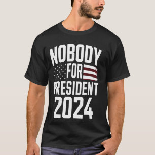 T-shirt Personne pour le président 2024, Une élection poli