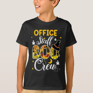 T-shirt Personnel de bureau Bow Crew Funny Halloween Cos c