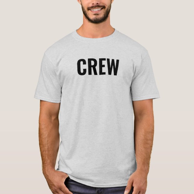T-shirt Personnel de l'équipe de conception avant et arriè (Devant)