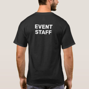 T-shirt Personnel de l'événement Noir clair