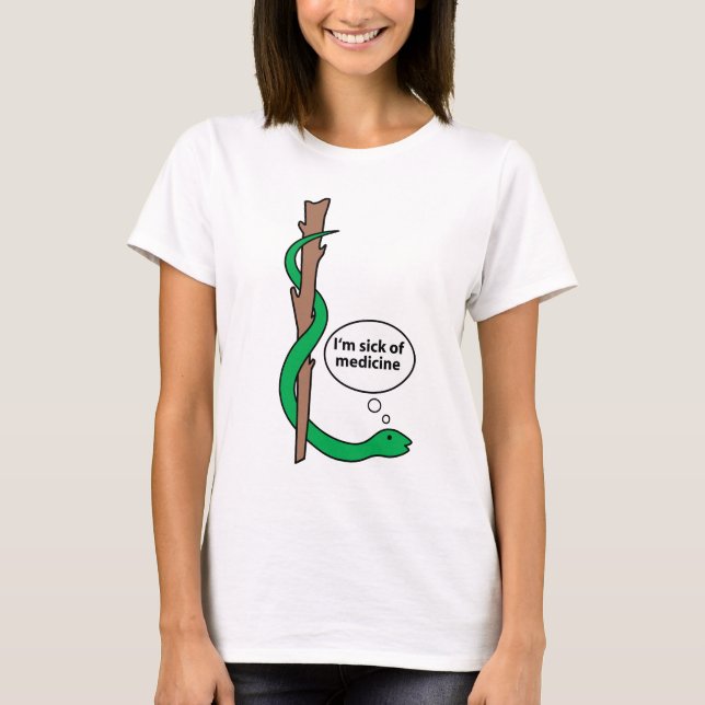 T-shirt Personnel humoristique d'Asclepius (Devant)