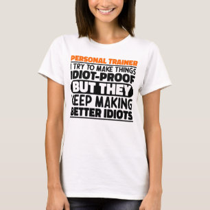 T-shirt Personnelle Entraîneur J'Essaie De Rendre Les Chos