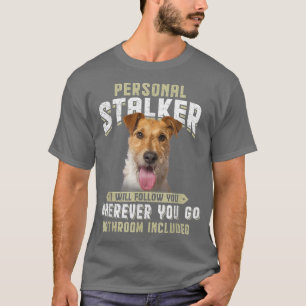 T-shirt Personnelle Stalker Je Vais Vous Suivre Wire Fox T