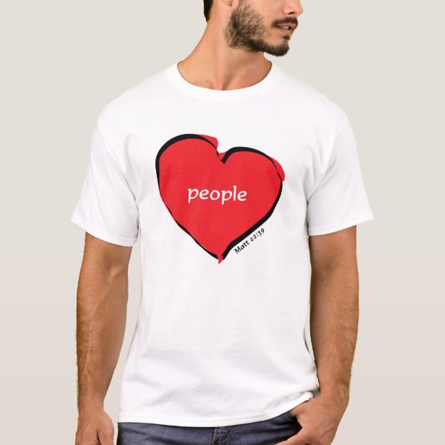 T-shirt Personnes d'amour (Devant)
