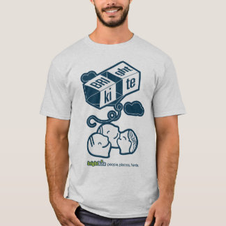 T-shirt personnes de Brightkite.com, endroits, amis